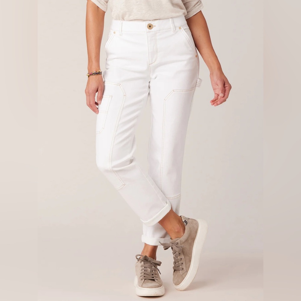 Democracy “Ab”solution High Rise Oversized Patch Pocket Roll Cuff Utility Pant